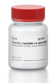 Poly(D,L-lactide-co-glycolide) lactide:glycolide (75:25), mol wt 66,000-107,000