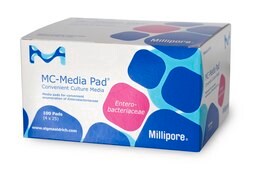 MC-Media Pad® EC for coliforms, for Escherichia coli, ready-to-use, pack of 4 × 25 pieces