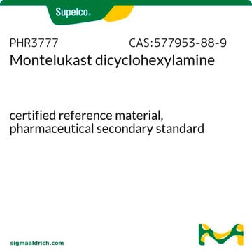 孟鲁司特二环己胺 certified reference material, pharmaceutical secondary standard