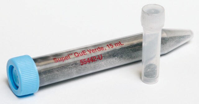 Supel&#8482; QuE Verde Tube, centrifuge tube volume 15&#160;mL, pack of 50&#160;ea