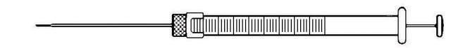 Hamilton&#174; 注射器&#65292;700 系列&#65292;可拆卸针头 710RN, volume 100&#160;&#956;L, needle size 22s ga (bevel tip), needle L 51&#160;mm (2&#160;in.)