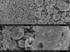 Lithium nickel manganese cobalt oxide powder, <0.5 μm particle size, >98%