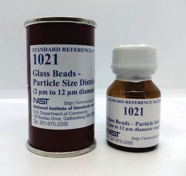 Glass beads - particle size distribution NIST® SRM® 1021