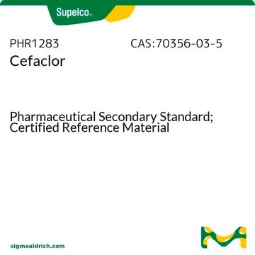 头孢克洛 Pharmaceutical Secondary Standard; Certified Reference Material