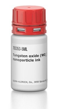 Tungsten oxide (WO3-x) nanoparticle ink