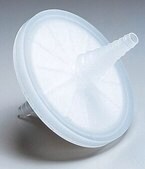 Millex™ hydrophobic PTFE vent filter pore size 0.2 μm, diam. 50 mm, non-sterile, 1/4-1/2 in. hose barb, sterilization compatible with autoclavable