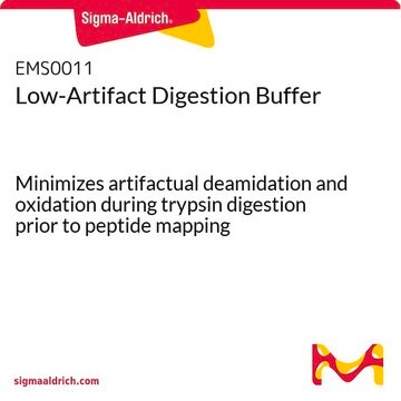 Low-Artifact Digestion Buffer Minimizes artifactual deamidation and oxidation during trypsin digestion prior to peptide mapping