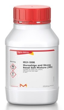 Murashige &amp; Skoog 基础盐混合物 (MS) powder, suitable for plant cell culture