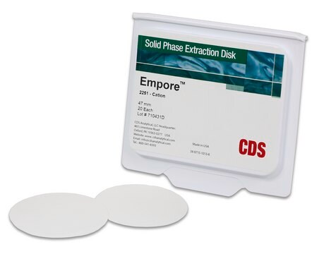 Empore&#8482; SPE Disks Cation Exchange, diam. 47&#160;mm, pk of 20