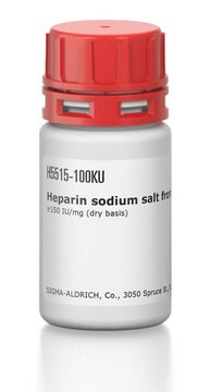 Heparin sodium salt from porcine intestinal mucosa &#8805;150&#160;IU/mg (dry basis)