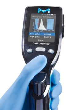 Scepter 3.0 Handheld Automated Cell Counter Rapid cell counts in a handheld easy to use format, includes pkg of 40 &#956;m Scepter 3.0 Cell Counter Sensors