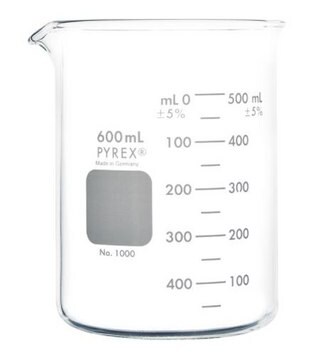 PYREX &#174; Griffin 烧杯 Low form, capacity 600&#160;mL