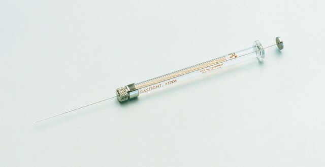Hamilton&#174; Gastight&#174; 1700 系列注射器 Model 1750N with cemented needle, capacity 500&#160;&#956;L, needle size 22&#160;gauge
