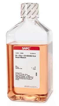 EX-CELL&#174; CD HEK293 病毒载体培养基 Chemically defined, animal component-free, without L-glutamine, liquid, sterile-filtered, suitable for cell culture