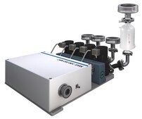 MAS-100 Iso MH® Remote Microbial Air Sampler Pre-assembled for four heads with USB, digital I/O and Ethernet interfaces