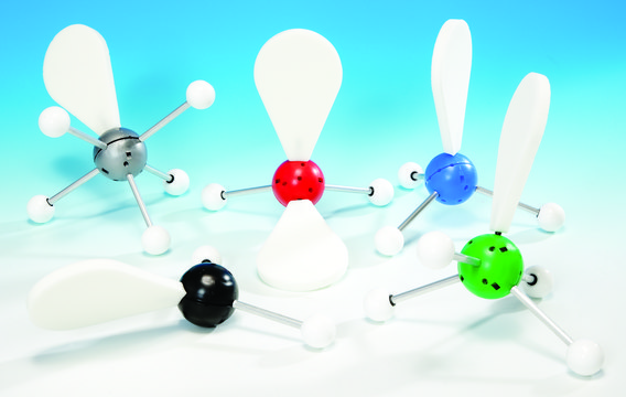 Cochranes orbitals for Unit™ molecular models VSEPR, black