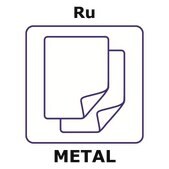 钌 Ruthenium, foil, 10x10mm, thickness 1.0mm, 99.9%