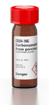 Carboxypeptidase&#160;B from porcine pancreas lyophilized powder