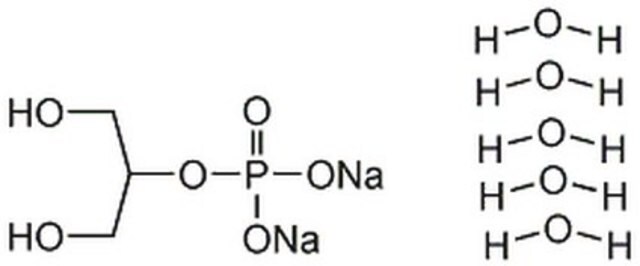 &#946;-甘油磷酸、二钠盐、五水合物 A phosphate group donor in matrix mineralization studies that acts as a protein phosphatase inhibitor.