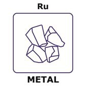 钌 lump, 10 mm max. lump size, weight 2.5 g, purity 99.9%