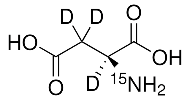 L-天冬氨酸-15N,2,3,3-d3 98 atom % 15N, 98 atom % D