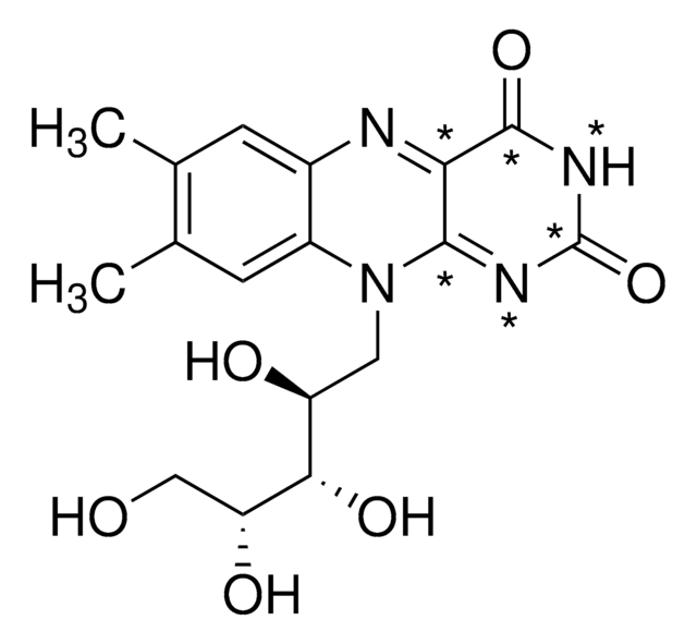 (&#8722;)-Riboflavin BioReagent, suitable for cell culture, suitable for insect cell culture, &#8805;98%