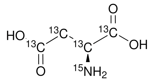 L-Aspartic acid-13C4,15N 98 atom % 13C, 98 atom % 15N, 95% (CP)