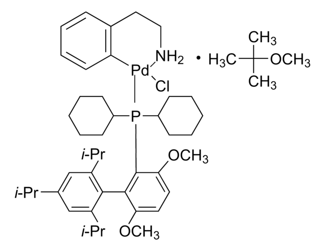 BrettPhos Pd G1, Methyl t-Butyl Ether Adduct may contain up to 1 mole equivalent of MTBE, 97%