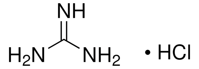 Guanidine hydrochloride &#8805;99% (titration), organic base and chaeotropic agent