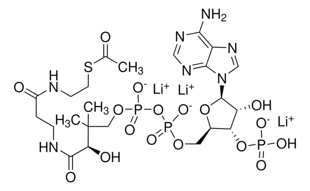乙酰辅酶&#160;A 锂盐 &#8805;93% (HPLC)