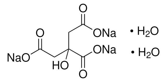 Sodium citrate tribasic dihydrate Vetec&#8482;, reagent grade, 98%