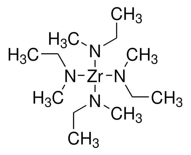 Tetrakis(ethylmethylamido)zirconium(IV) packaged for use in deposition systems
