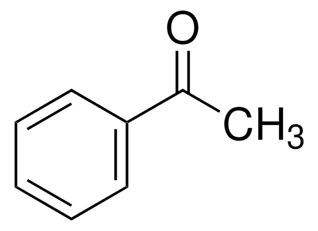 Acetophenone certified reference material, TraceCERT&#174;, Manufactured by: Sigma-Aldrich Production GmbH, Switzerland