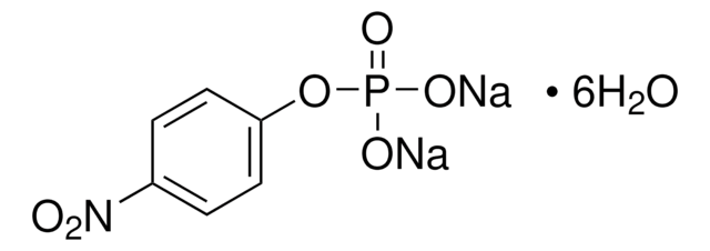 4-硝基苯基磷酸盐 二钠盐 六水合物 suitable for enzyme immunoassay, &#8805;99.0% (enzymatic)