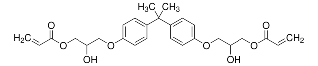 Bisphenol&#160;A glycerolate (1 glycerol/phenol) diacrylate contains MEHQ as inhibitor
