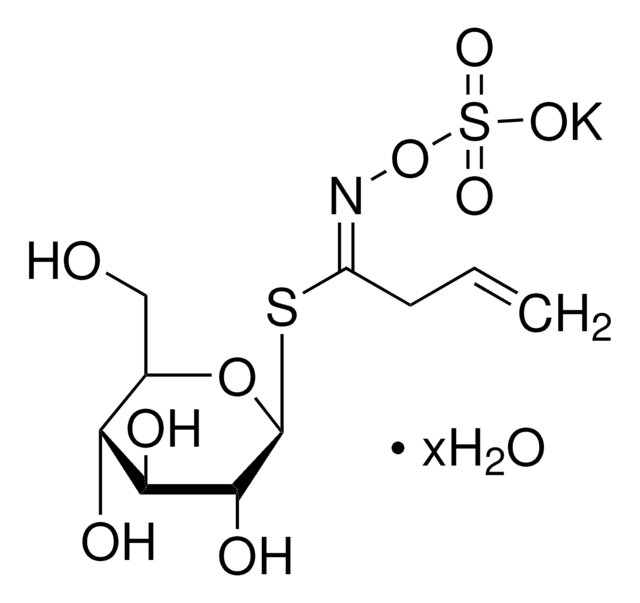 黑芥子硫苷酸钾水合物 水合物 analytical standard
