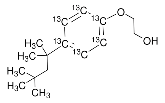 4-tert-Octylphenol-monoethoxylate-ring-13C6 solution 10 μg/mL in acetone, analytical standard