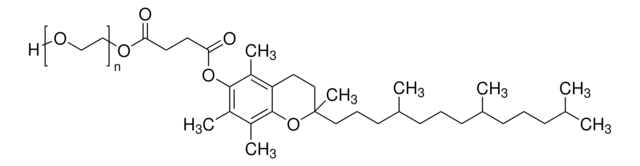 D-&#945;-Tocopherol polyethylene glycol 1000 succinate BioXtra, water soluble vitamin E conjugate
