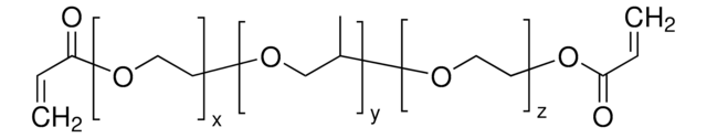 Poly(ethylene glycol)-block-poly(propylene glycol)-block-poly(ethylene glycol) diacrylate average Mn ~12,500