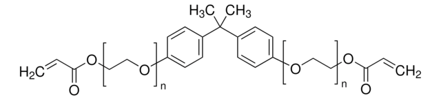 Bisphenol&#160;A ethoxylate diacrylate average Mn ~468, EO/phenol 1.5, contains 250&#160;ppm MEHQ as inhibitor