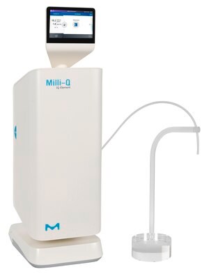 Milli-Q&#174; IQ Element Purification Unit Produces high-quality Type 1 ultrapure water for trace elemental analysis