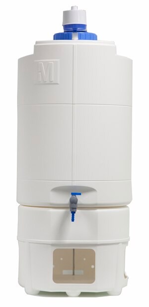 Storage Tank 60 L polyethylene storage tank, An optimally integrated storage solution for your pure (Type 2/3) water